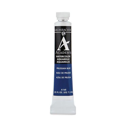 GRUMBACHER ACADEMY WATERCOLOR PRUSSIAN BLUE 7.5ML