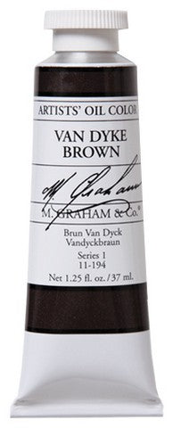 M GRAHAM VAN DYKE BROWN CASSELL EARTH 37ML OIL COLOR