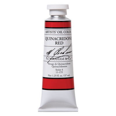 M GRAHAM QUINACRIDONE RED 37ML OIL COLOR