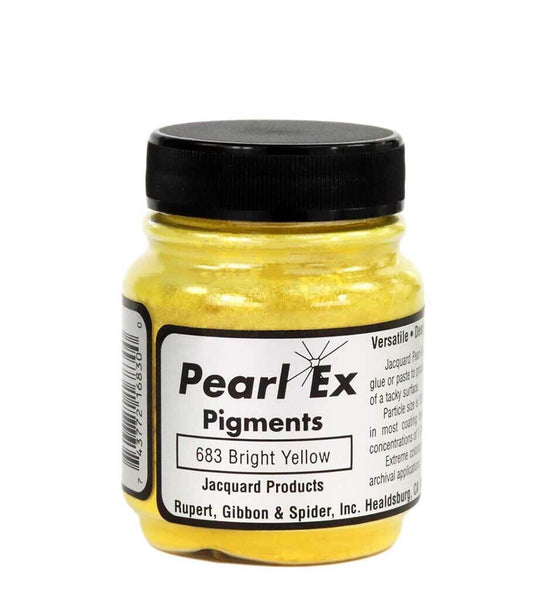 JACQUARD PEARL EX .50 OZ POWDERD PIGMENT 683 BRIGHT YELLOW