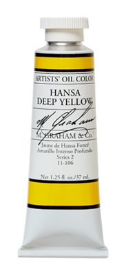 M GRAHAM HANSA YELLOW DEEP 37ML OIL COLOR