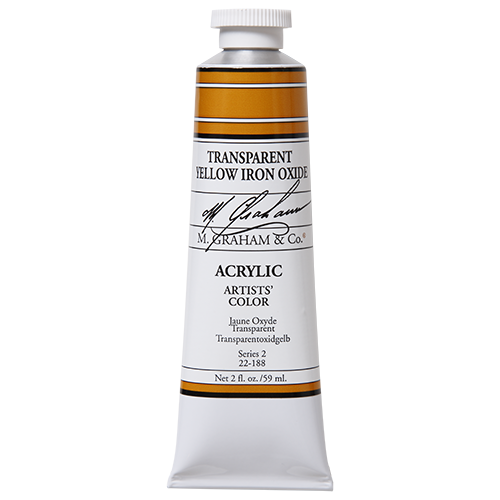 M GRAHAM TRANS YELLOW IRON 60ML TUBE ACRYLIC