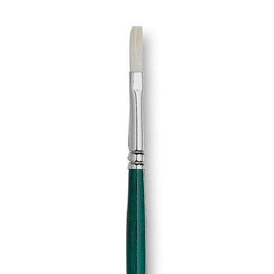 GAINSBOROUGH OIL/ACRY WHITE BRISTLE LONG HANDLE FLAT 2