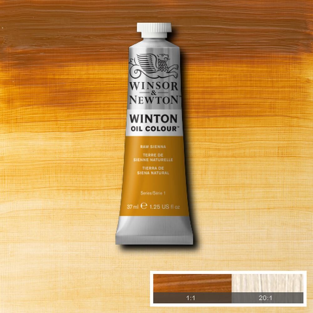 WINSOR & NEWTON WINTON OIL COLOUR 37ML RAW SIENNA