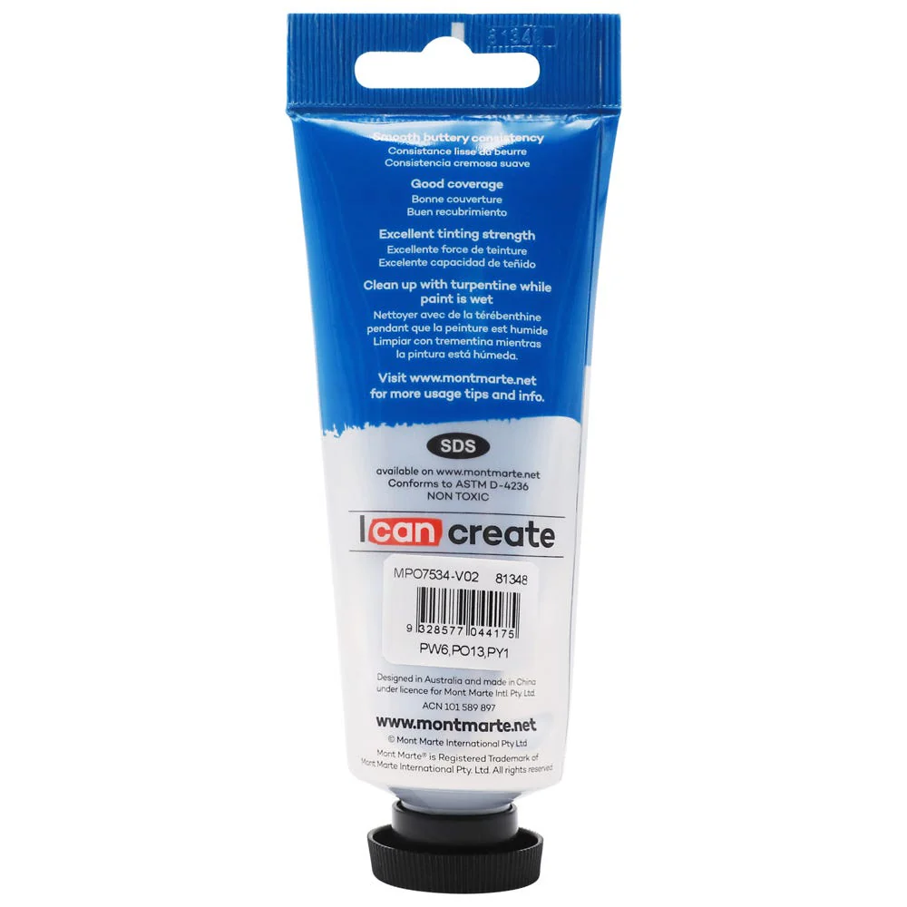 MONT MARTE Oil Paint 75ml - Porcelain