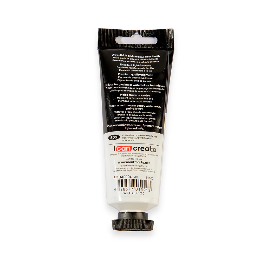 MONT MARTE DIMENSIONS ACRYLICS 75ML  - Naples Yellow