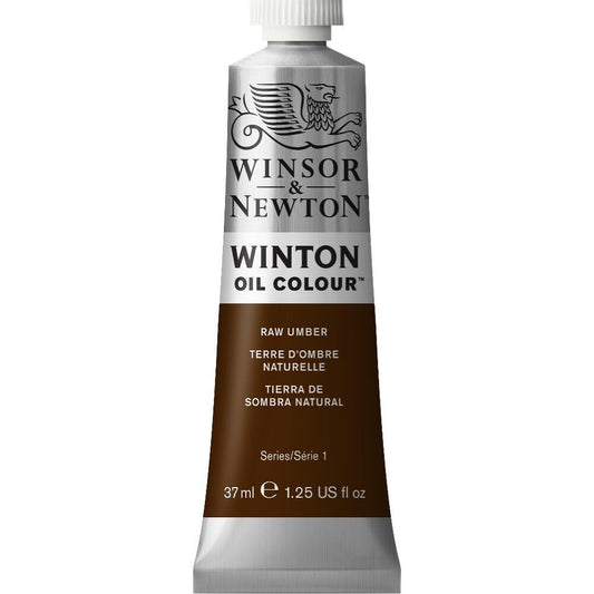 WINSOR & NEWTON WINTON OIL COLOUR 37ML RAW UMBER
