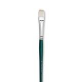 GAINSBOROUGH OIL/ACRY WHITE BRISTLE LONG HANDLE  BRIGHT 10