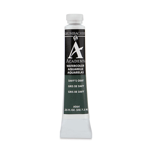 GRUMBACHER ACADEMY WATERCOLOR DAVYS GRAY 7.5ML