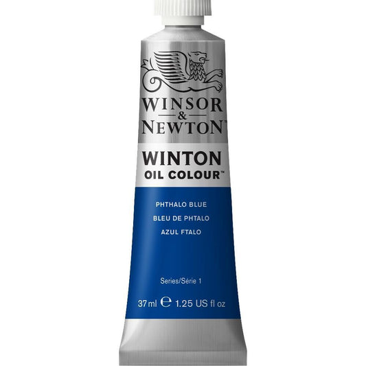 WINSOR & NEWTON WINTON OIL COLOUR 37ML PHTHALO BLUE