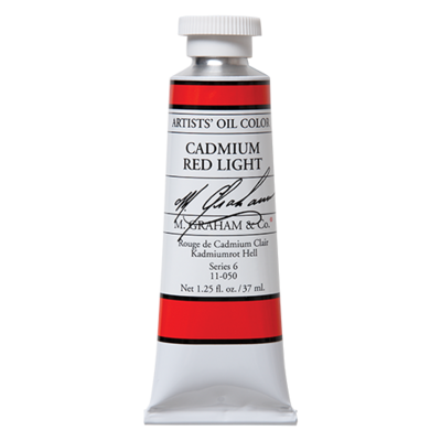 M GRAHAM CADMIUM RED LIGHT 37ML OIL COLOR