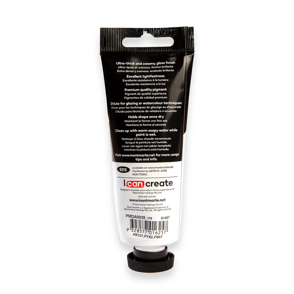 MONT MARTE DIMENSIONS ACRYLICS 75ML  - Van Dyke Brown