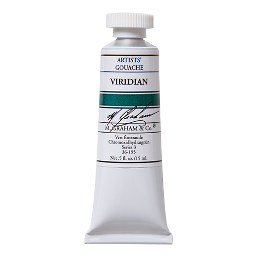 M. Graham 15ML Gouache - VIRIDIAN