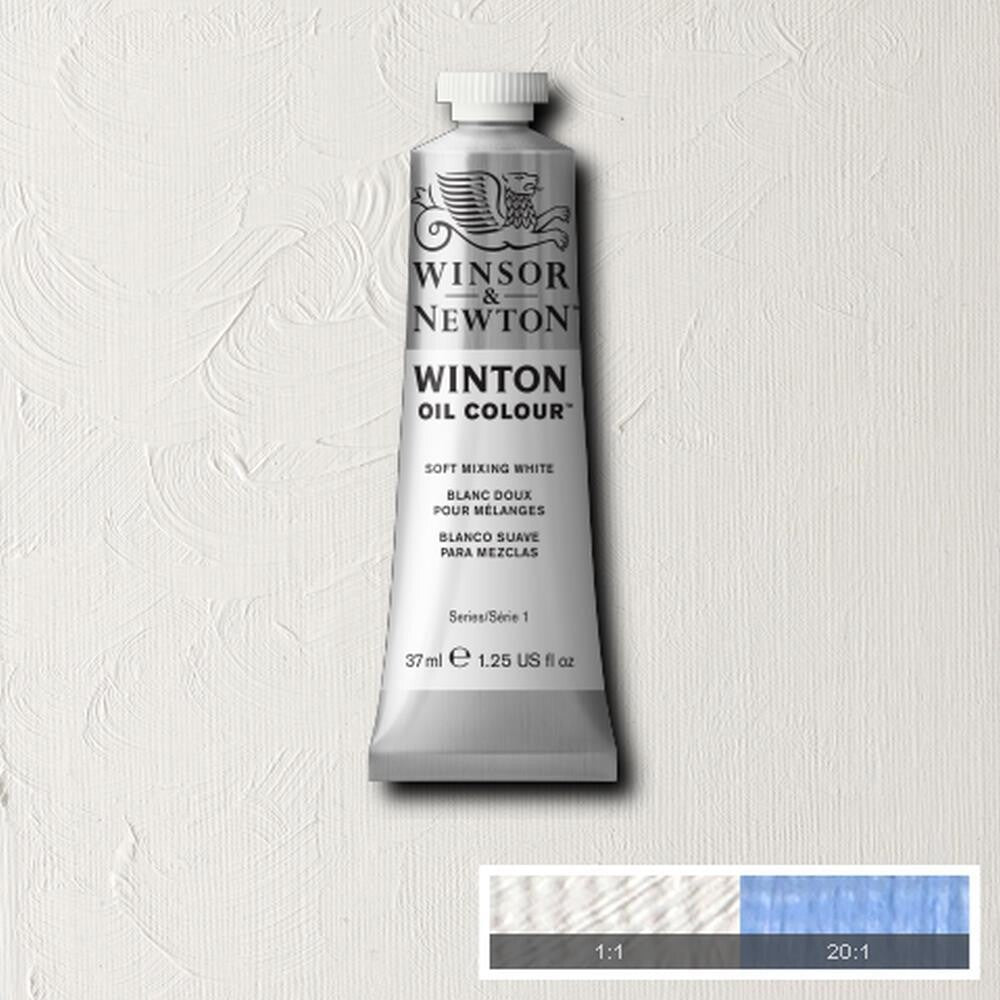 WINSOR & NEWTON WINTON OIL COLOUR 37ML SOFT MIXING WHITE