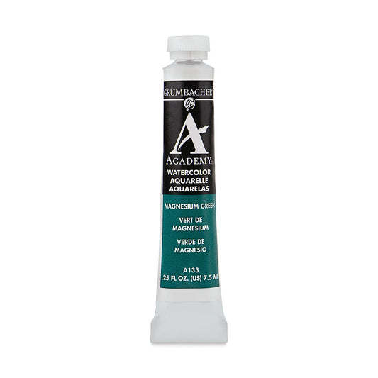GRUMBACHER ACADEMY WATERCOLOR MAGNESIUM GREEN 7.5ML