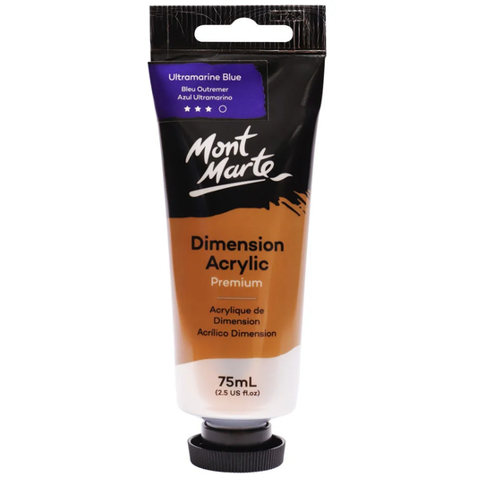MONT MARTE DIMENSIONS ACRYLICS 75ML  - Ultramarine Blue