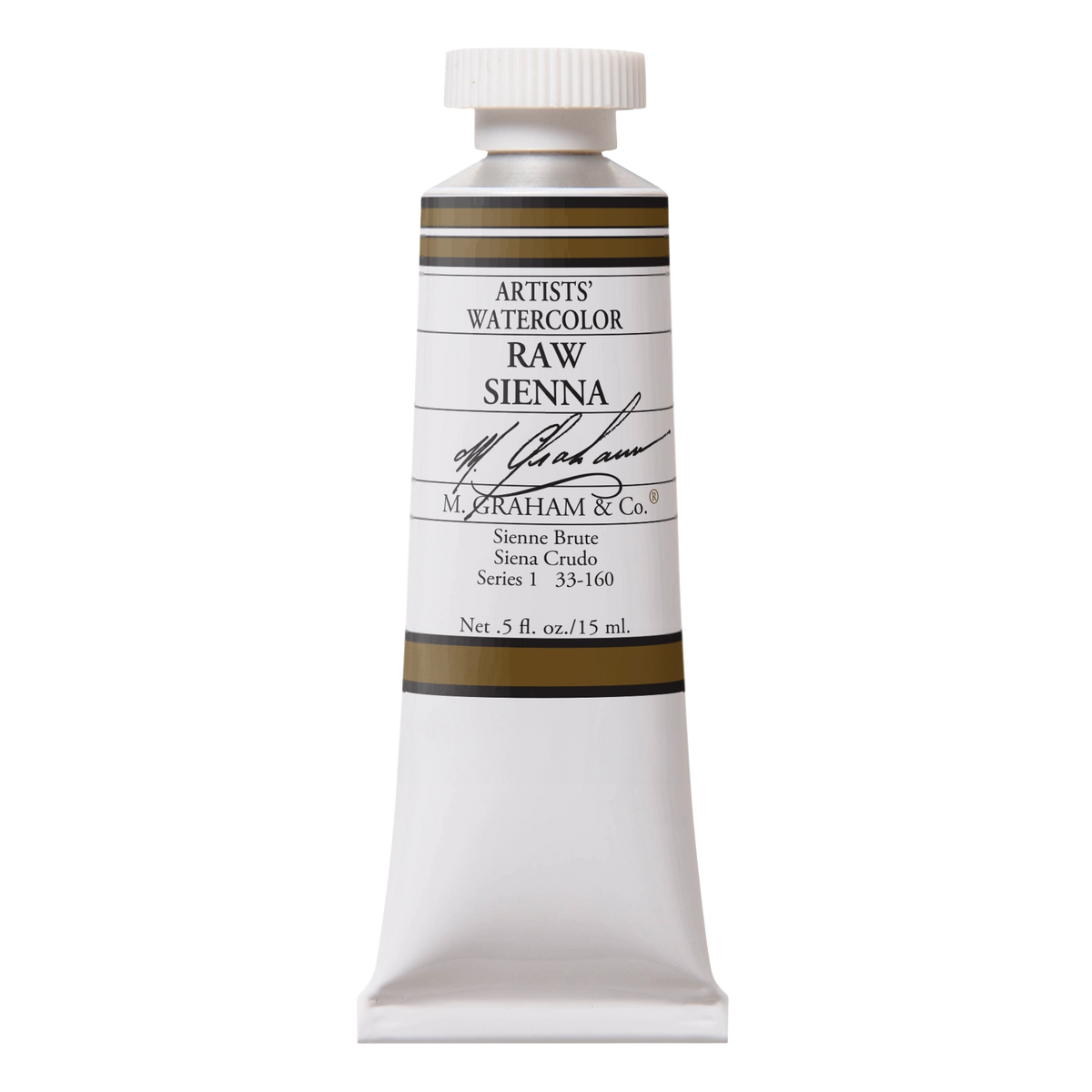 M GRAHAM Raw Sienna .5oz Watercolor