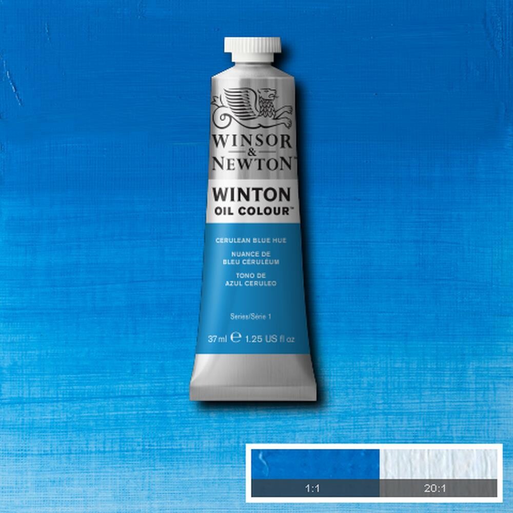 WINSOR & NEWTON WINTON OIL COLOUR 37ML CERULEAN BLUE