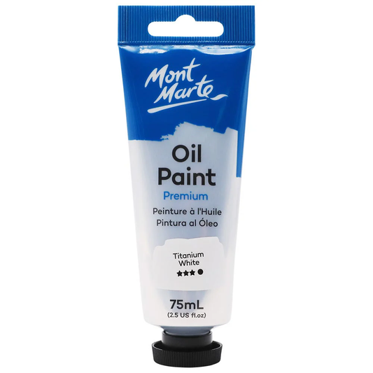 MONT MARTE Oil Paint 75ml - Titanium White