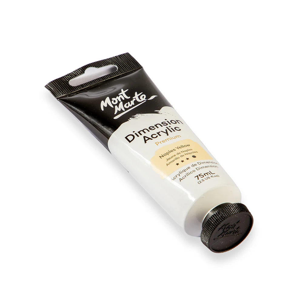 MONT MARTE DIMENSIONS ACRYLICS 75ML  - Naples Yellow
