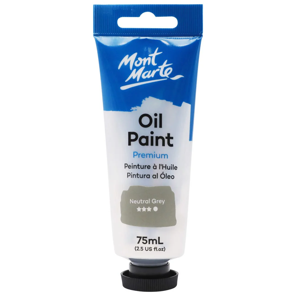 MONT MARTE Oil Paint 75ml - Neutral Grey