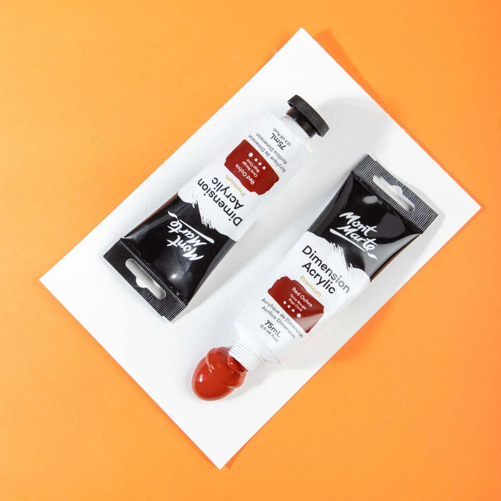 MONT MARTE DIMENSIONS ACRYLICS 75ML  - Red Ochre