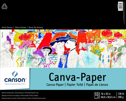 CANSON ARTIST SERIES CANVA-PAPER PADS 16 X 20