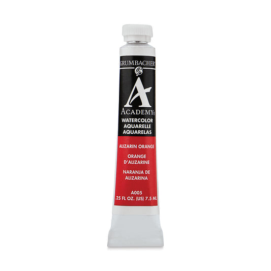 GRUMBACHER ACADEMY WATERCOLOR ALIZARIN ORANGE 7.5ML