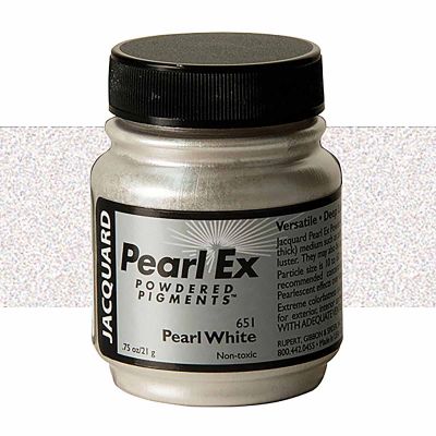 JACQUARD PEARL EX .50 OZ POWDERD PIGMENT 651 PEARL WHITE