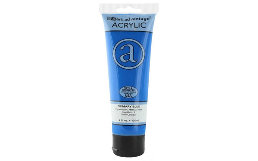 ART ADVANTAGE ACRYLIC PAINT 4oz Primary Blue