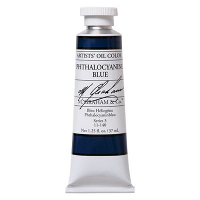 M GRAHAM PHTHALOCYANINE BLUE RED SHADE 37ML OIL COLOR