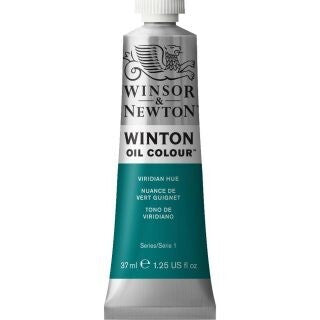 WINSOR & NEWTON WINTON OIL COLOUR 37ML VIRIDIAN HUE
