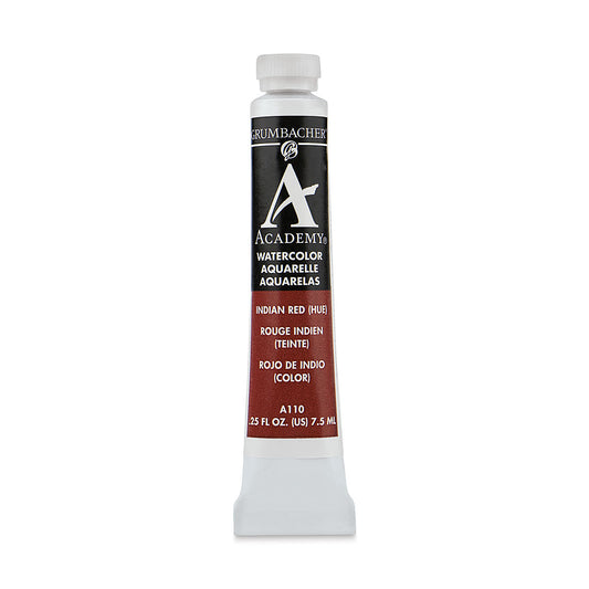 GRUMBACHER ACADEMY WATERCOLOR INDIAN RED 7.5ML