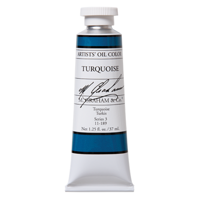 M GRAHAM TURQUOISE 37ML OIL COLOR