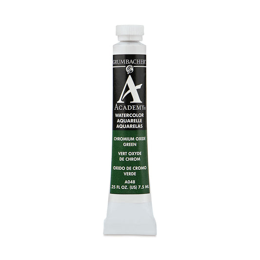 GRUMBACHER ACADEMY WATERCOLOR CHROMIUM OXIDE GREEN 7.5ML