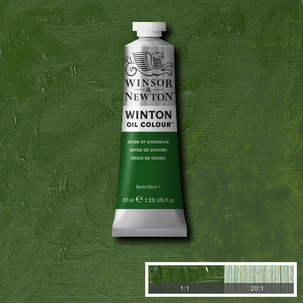WINSOR & NEWTON WINTON OIL COLOUR 37ML OXIDE OF CHROMIUM