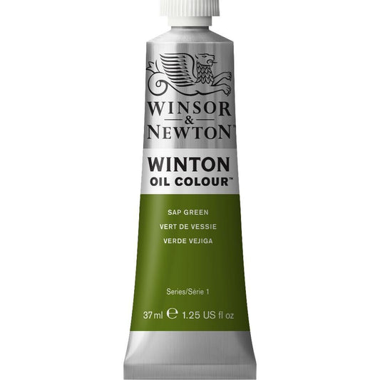 WINSOR & NEWTON WINTON OIL COLOUR 37ML SAP GREEN