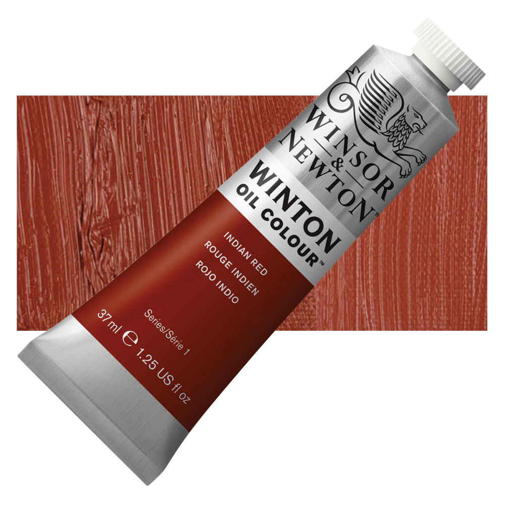 WINSOR & NEWTON WINTON OIL COLOUR 37ML INDIAN RED