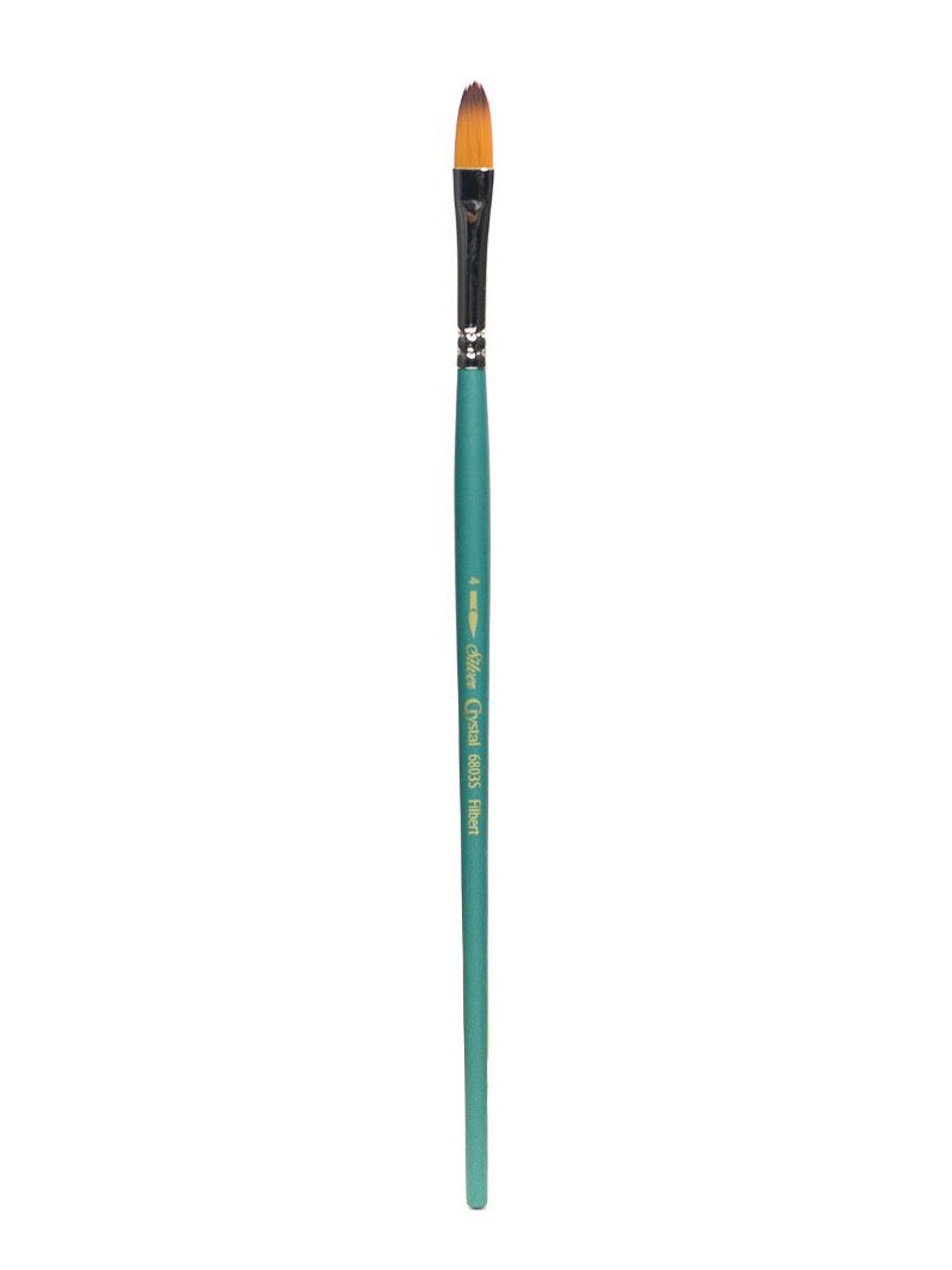 Silver Brush Crystal Series Brushes - 4, filbert