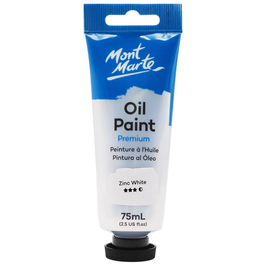 MONT MARTE Oil Paint 75ml - Zinc White