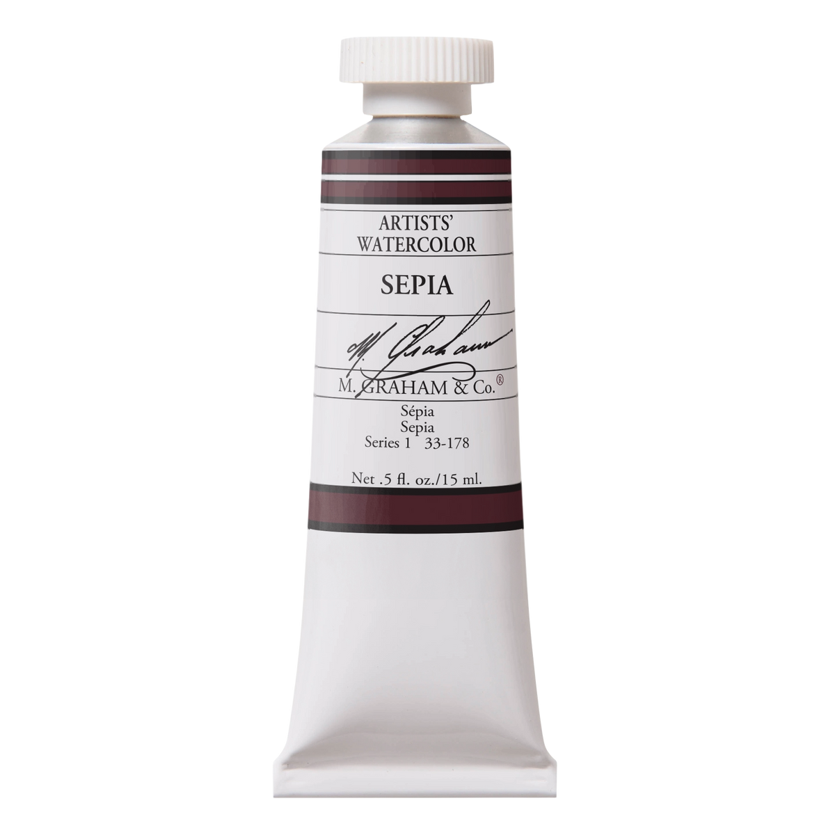 M GRAHAM Sepia .5oz Watercolor