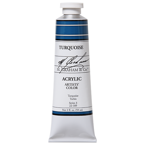 M GRAHAM TURQUOISE 60ML TUBE ACRYLIC