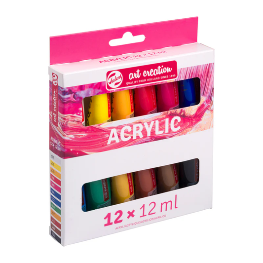 TALENS ART CREATIONS TAC ACRYL SET 12X12ML
