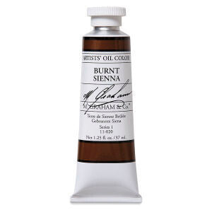 M GRAHAM BURNT SIENNA 37ML OIL COLOR