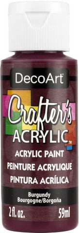 DECO ART CRAFTERS ACRYLIC BURGUNDY 2OZ