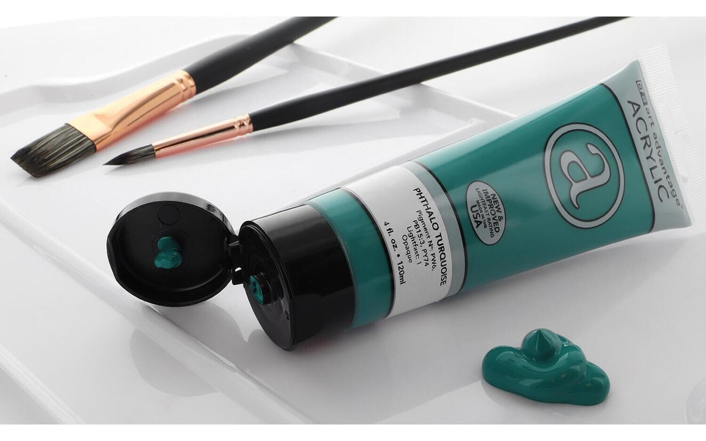 ART ADVANTAGE ACRYLIC PAINT 4oz Phthalo Turquoise