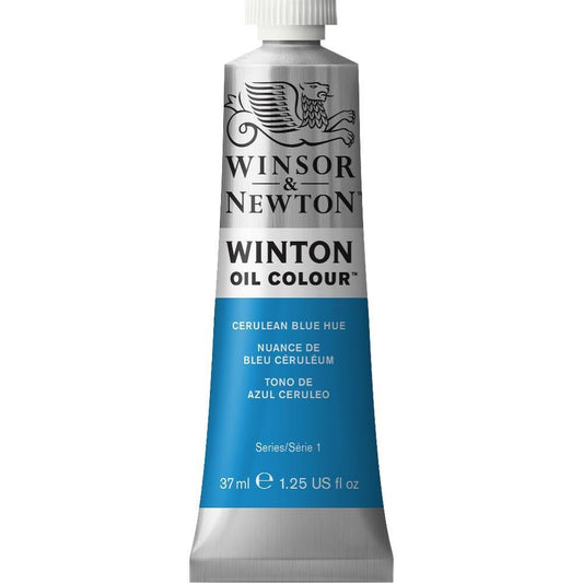 WINSOR & NEWTON WINTON OIL COLOUR 37ML CERULEAN BLUE HUE