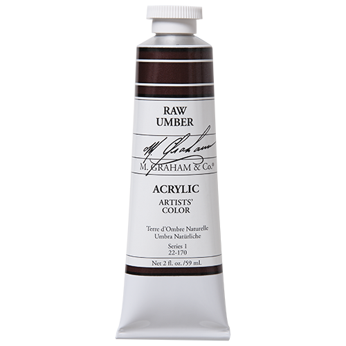 M GRAHAM RAW UMBER 60ML TUBE ACRYLIC
