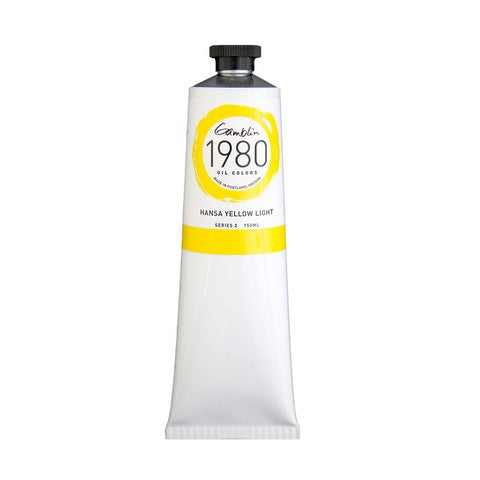 Gamblin 1980 Oil Colors - Hansa Yellow Light