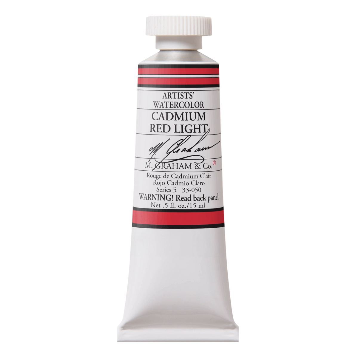 M GRAHAM Cadmium Red Light .5oz Watercolor